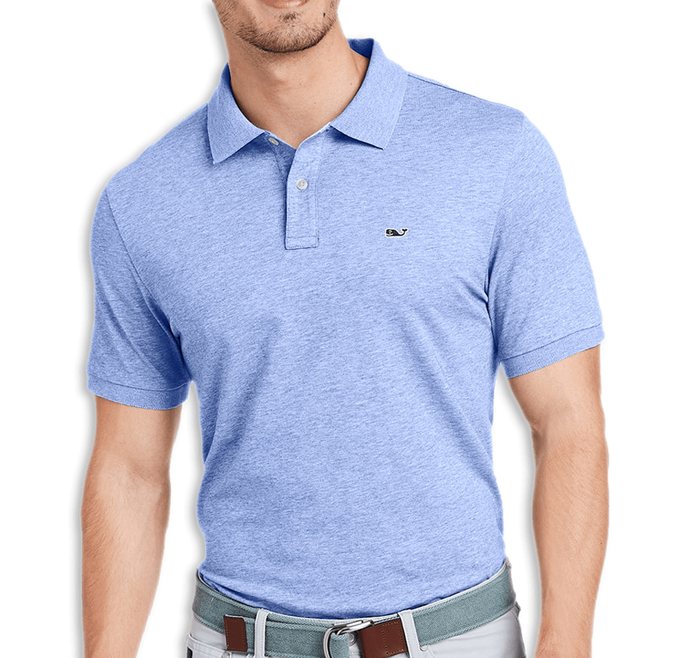 Vineyard Vines Edgartown Logo Pique Polo - Printed-default