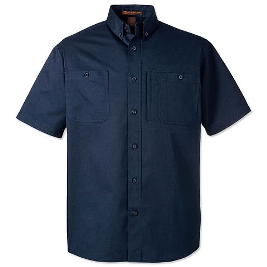 Harriton Advantage Short Sleeve Work Shirt - Embroidered