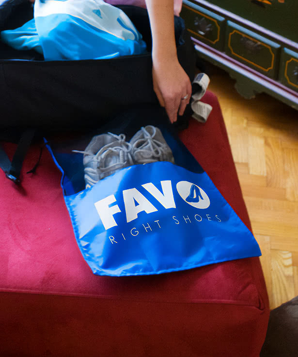 Full Color Solelo Travel Drawstring Shoe Bag