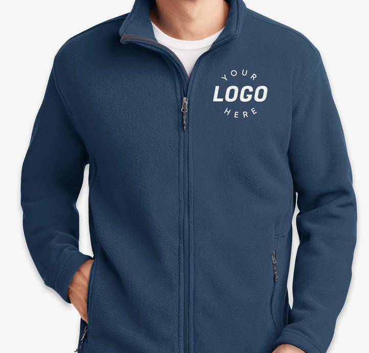 Port Authority Value Fleece Jacket custom embroidered