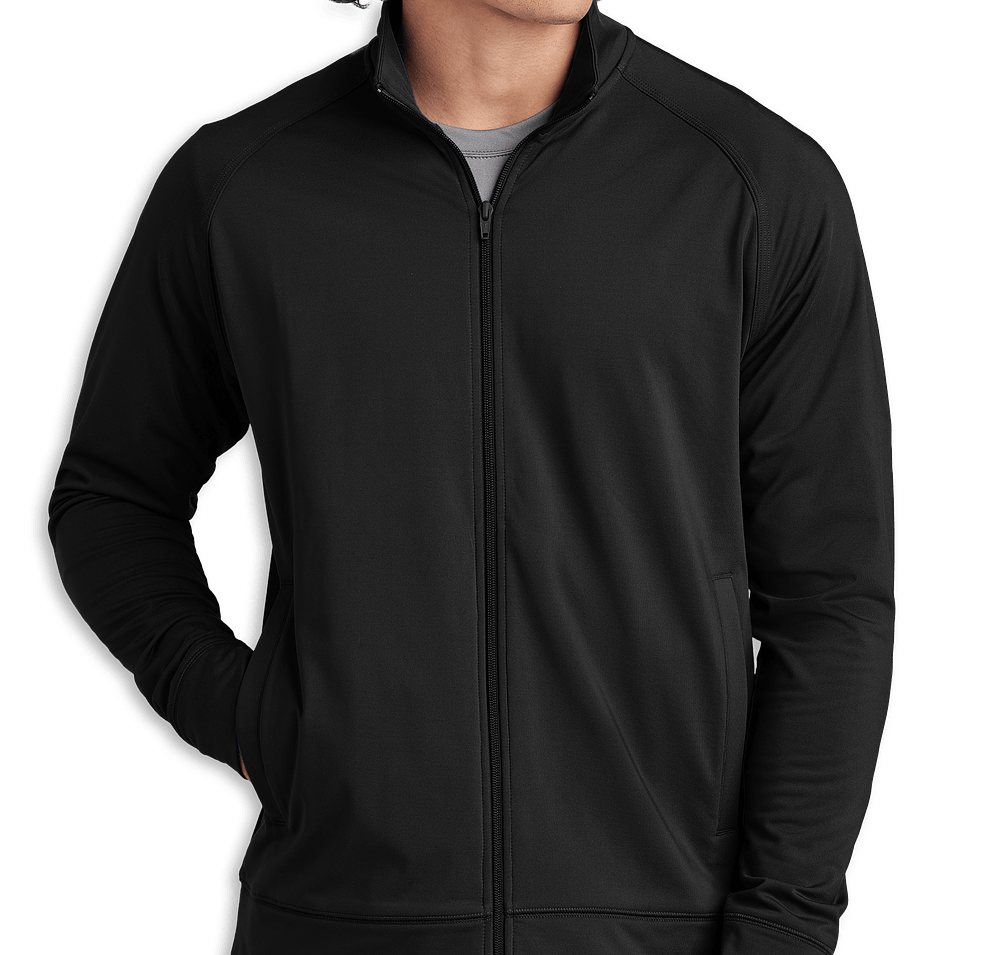 Sport-Tek Sport-Wick Cadet Stretch Full Zip Sweatshirt-default