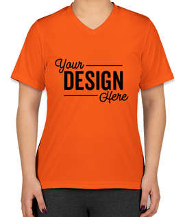 Canada - Team 365 Women's Zone V-Neck Performance Shirt - Color: Sport Orange