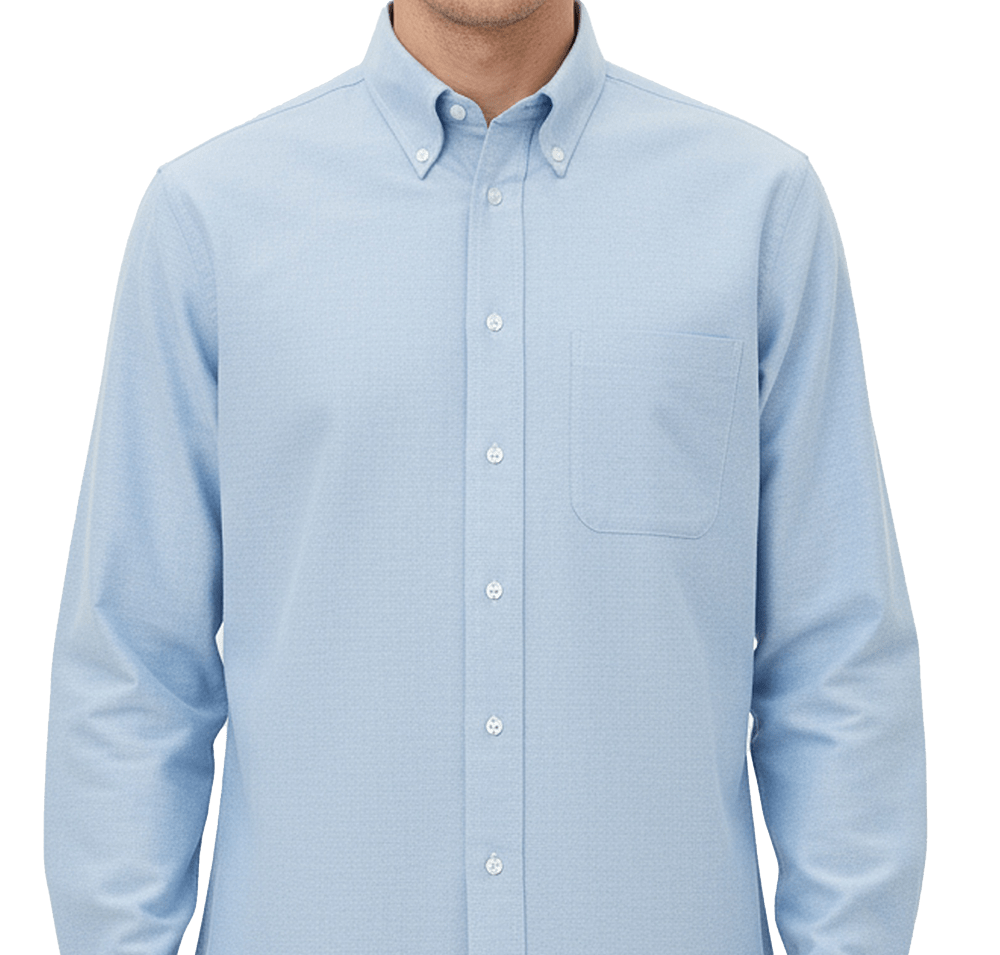 Edwards Oxford Long Sleeve Easy Care Dress Shirt-default