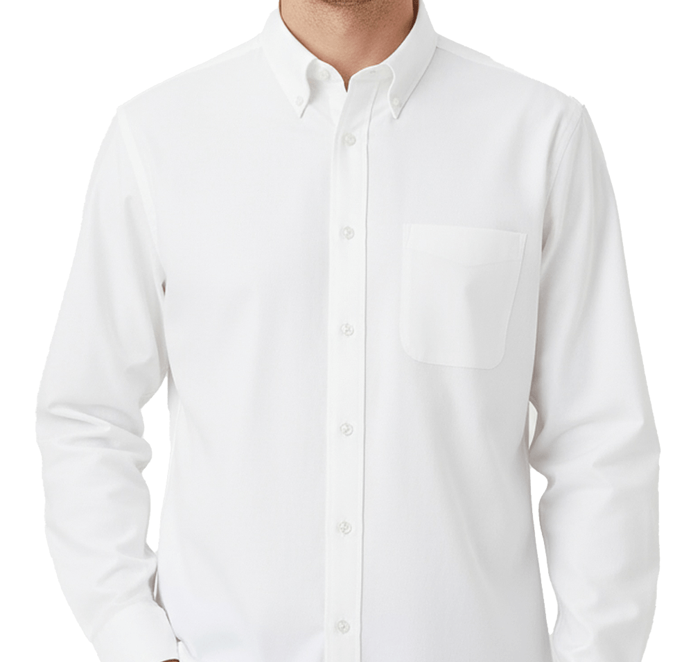 Edwards Oxford Long Sleeve Easy Care Dress Shirt-default
