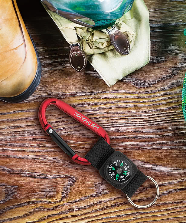 Laser Engraved Navigating Carabiner