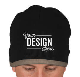 Canada - Sportsman Bottom Stripe Beanie - Color: Black / Taupe