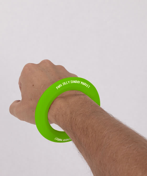 Disc-O-Wrist Silicone Flying Disc