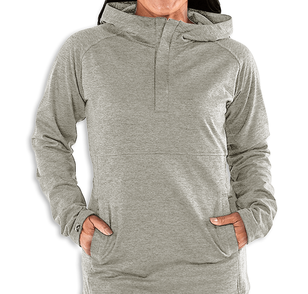 Storm Creek Women's Sidekick Recycled Hooded Quarter Zip Sweatshirt-default