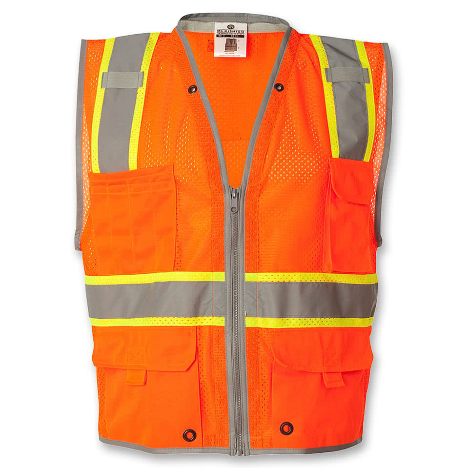 Kishigo Brilliant Series Heavy-Duty Class 2 Safety Vest