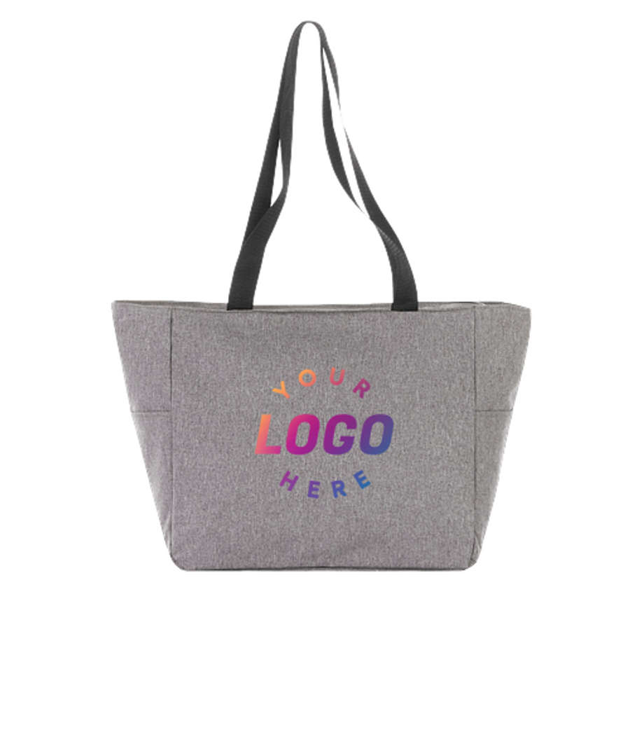 Essential Zip Convention Tote Bag in Graphite