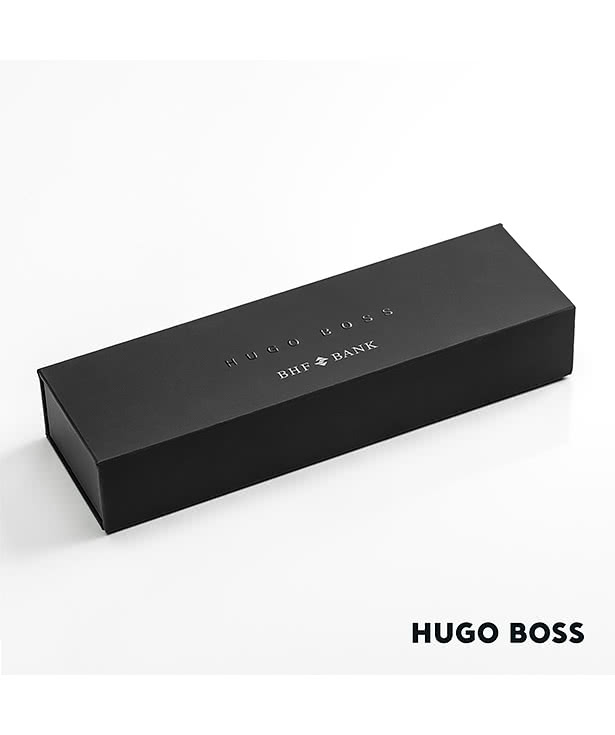 Hugo Boss Laser Engraved Gear Ballpoint Pen (blue ink)
