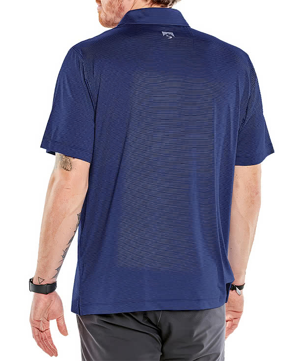 Storm Creek Optimist Microstripe Performance Polo - Embroidered