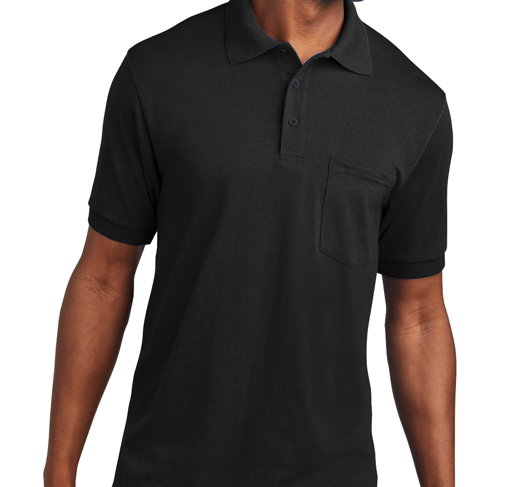 Port & Company Core Blend Easy Care Jersey Knit Pocket Polo-default