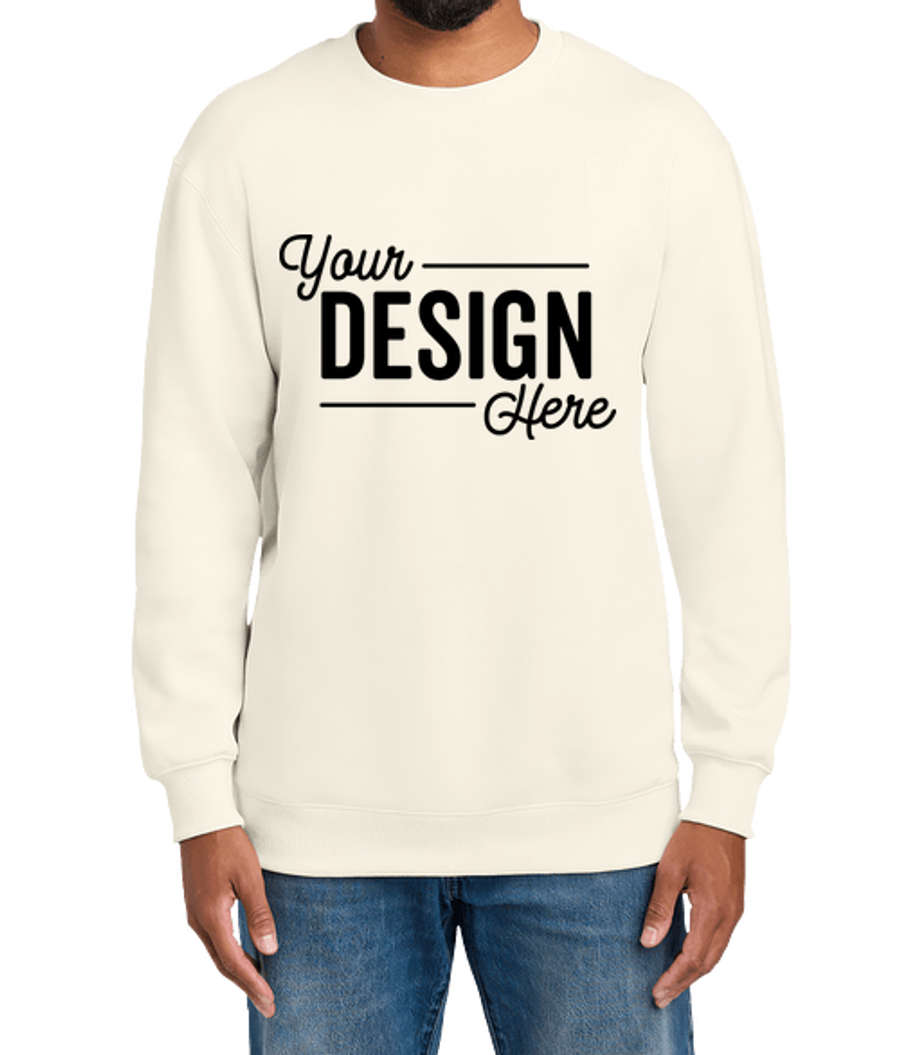 Port & Company Foundation Heavyweight Crewneck Sweatshirt in Ivory