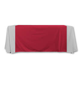 Full Color 57" LazerLine Table Runner - Color: Red