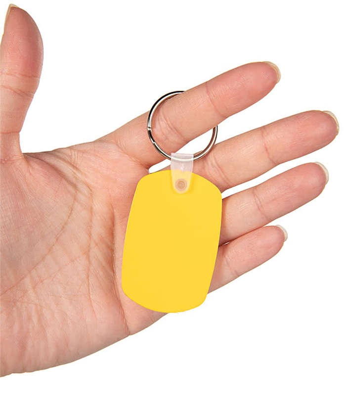 Standard Shape PVC Keychain
