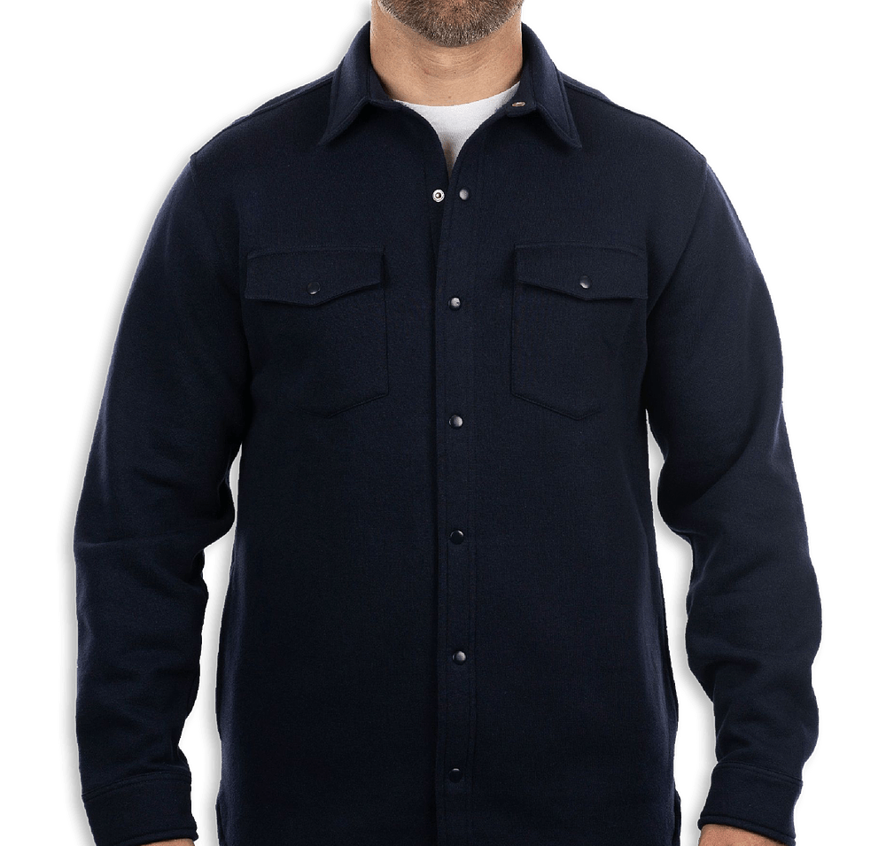 Burnside Fleece Snap Shirt Jacket-default