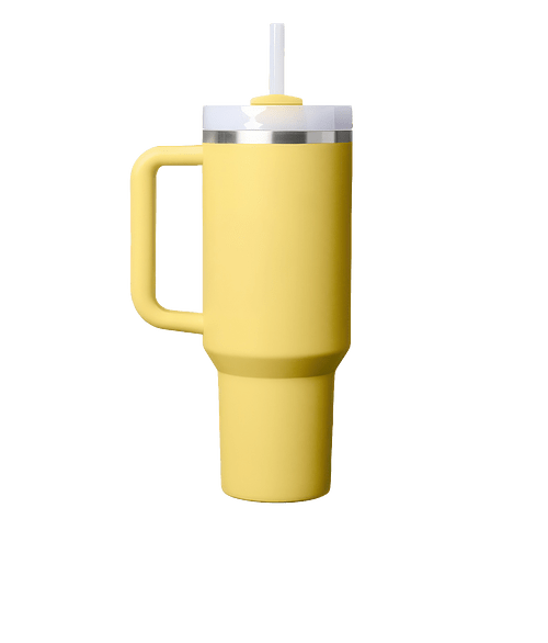 Stanley 40 oz. Quencher H2.0 FlowState Tumbler in Daffodil