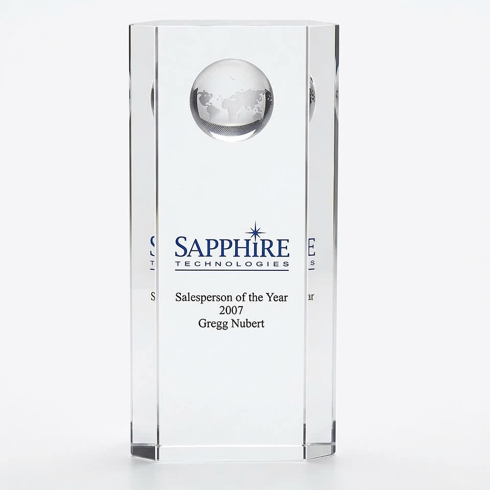 Nazione Pillar Globe Optically Perfect Award