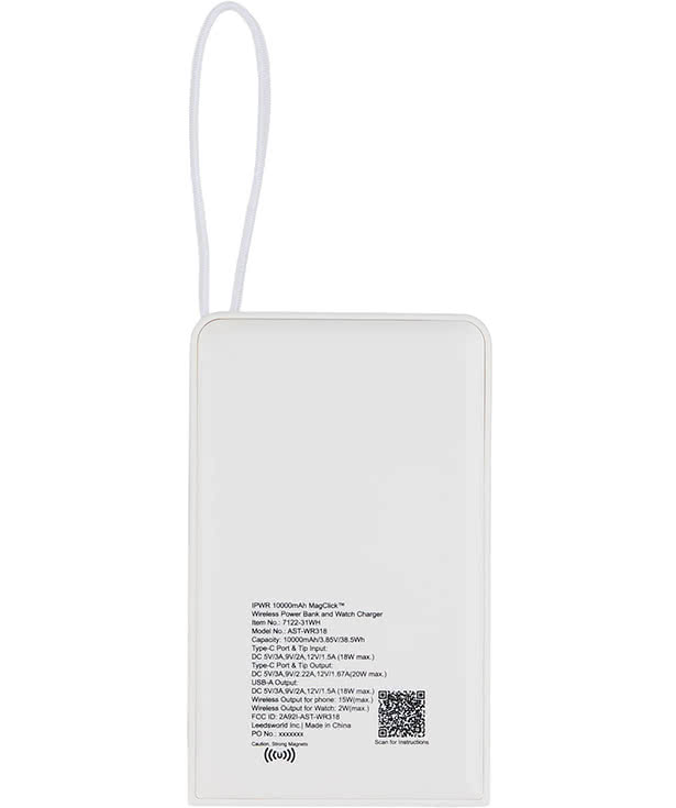 IPWR 10,000 MagClick Powerbank and iWatch Charger