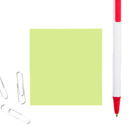 3M Post-it® Note- 2.75" x 3" - 50 sheets/pad - Color: Recycled Spring Green