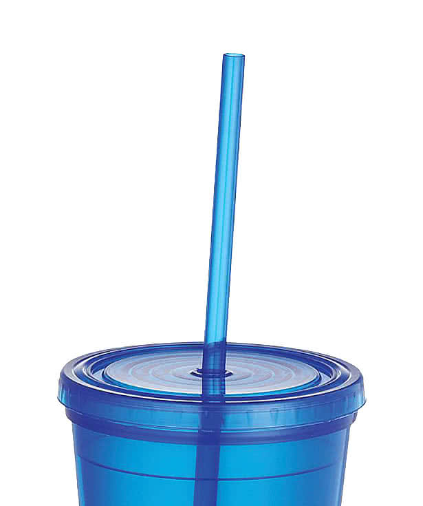 16 oz. Iceberg Insulated Tumbler with Straw