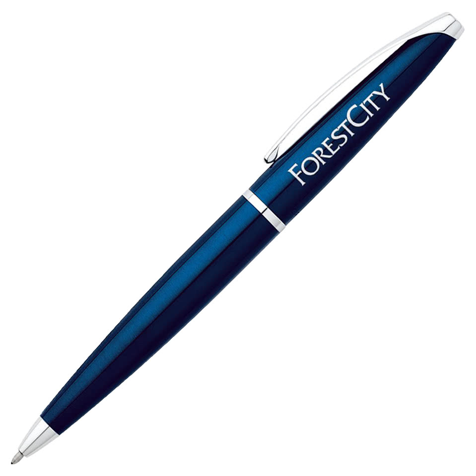 Cross ATX Blue Lacquer Ballpoint Pen (black ink)