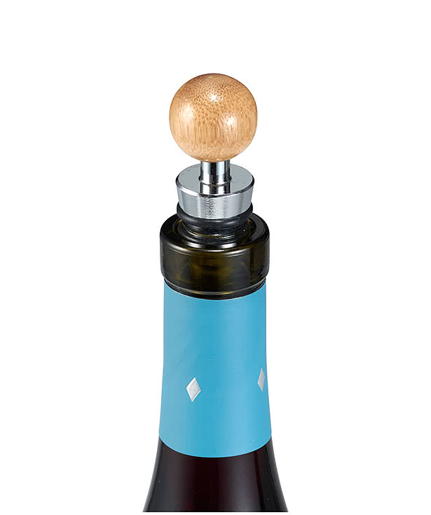 Laser Engraved 4 Piece Bamboo Wine Gift Set