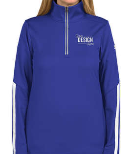 Under Armour Women's Qualifier Performance Quarter Zip - Color: Royal / White