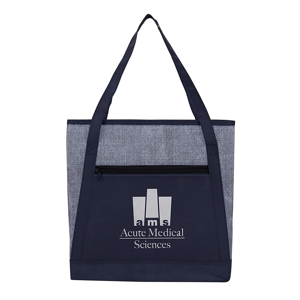 Heathered Recycled Non-Woven Tote Bag