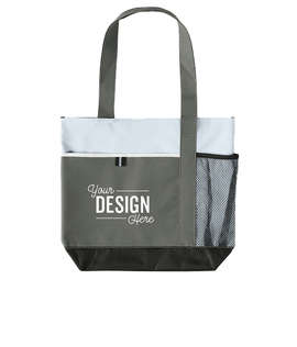 Webster Pocket Tote Bag - Color: Light Blue