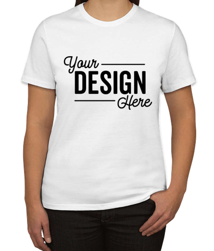Port & Company Women's Core Cotton T-shirt in White