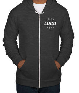 American Apparel USA-Made Flex Fleece Zip Hoodie