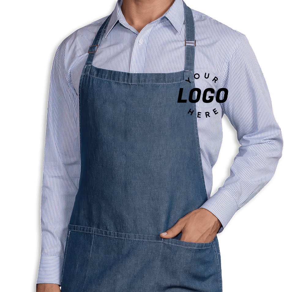 aokitchen♡ Custom Blue Generation Denim Full Length Four-Pocket Apron