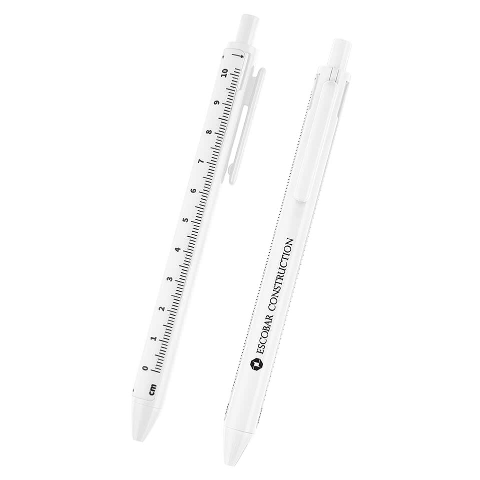 Straight Line Ballpoint Pen with 4" Ruler
