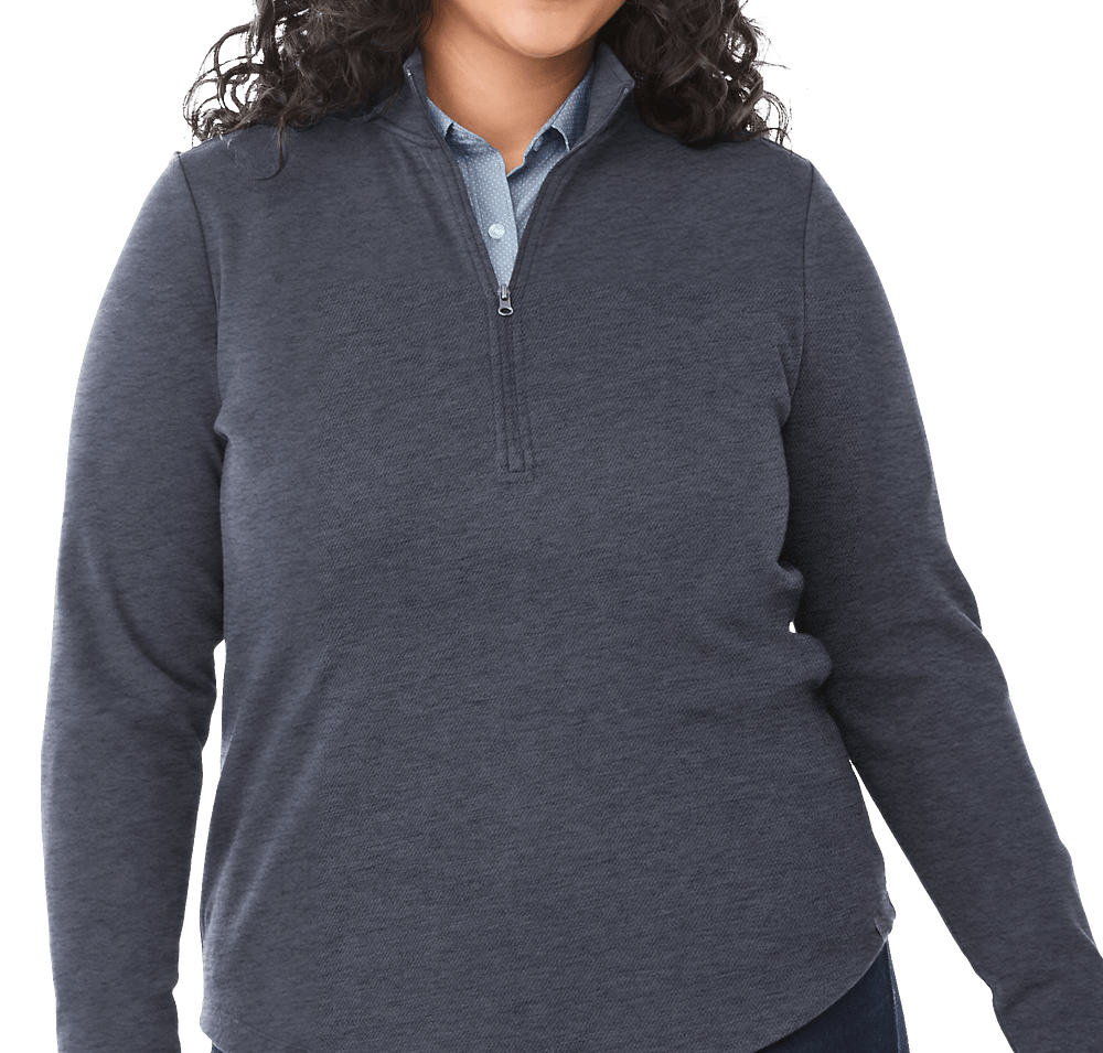 Elevate Women's Rigi Eco Knit Half Zip Sweatshirt-default