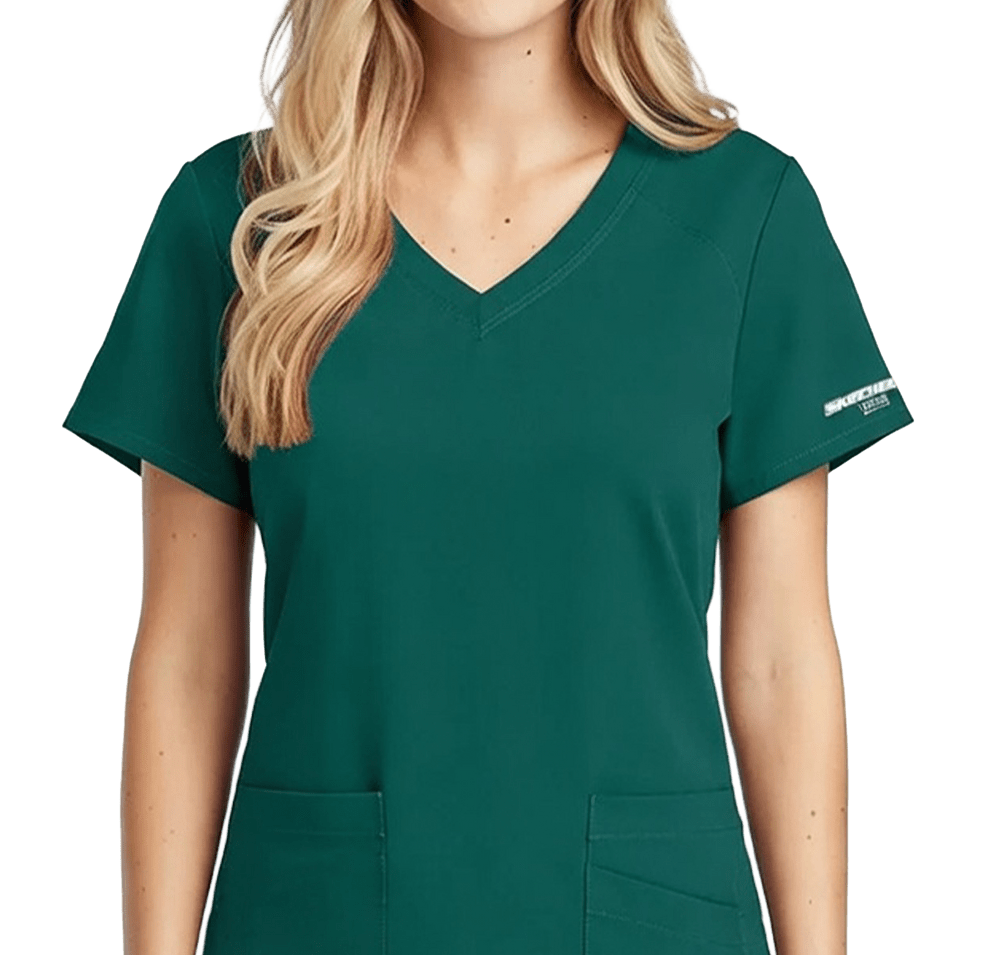 Skechers by Barco Women’s Breeze Recycled V-Neck Scrub Top-default