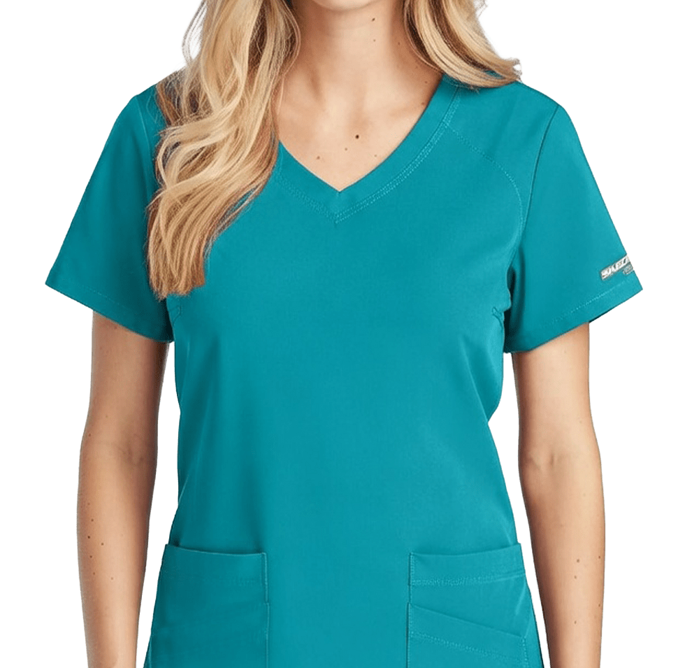Skechers by Barco Women’s Breeze Recycled V-Neck Scrub Top-default