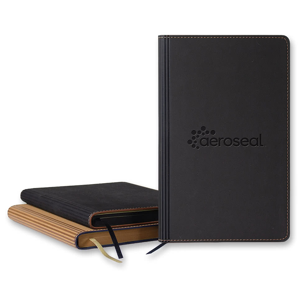 Castelli Debossed Vegan ECO Medio Lined Hard Cover Notebook