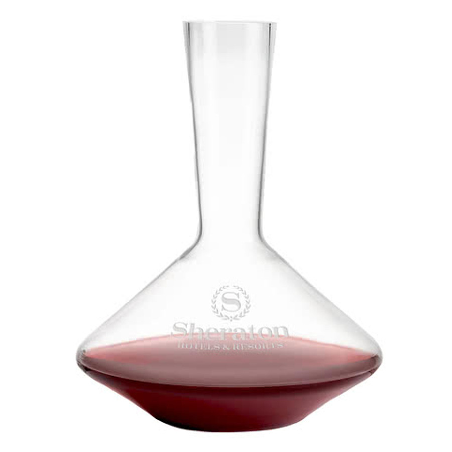 Laser Engraved 60 oz. Tucson Carafe in Clear