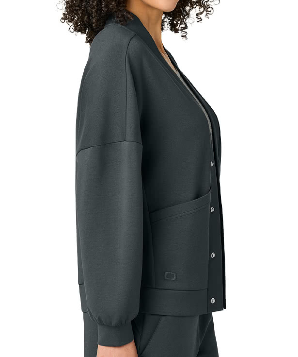 OGIO Women’s Transcend Hidden Snap Fleece Cardigan