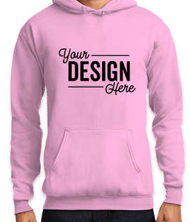 Port & Company Core Pullover Hoodie - Color: Candy Pink