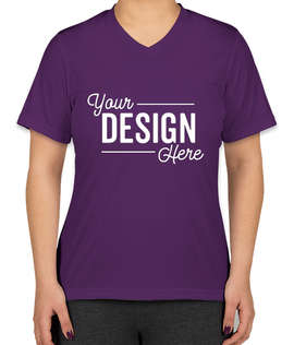 Canada - Team 365 Women's Zone V-Neck Performance Shirt - Color: Sport Purple