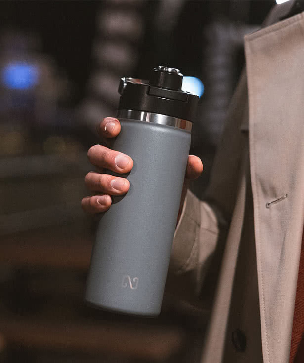 NAYAD Full Color 18 oz. Traveler Stainless Steel Insulated Water Bottle