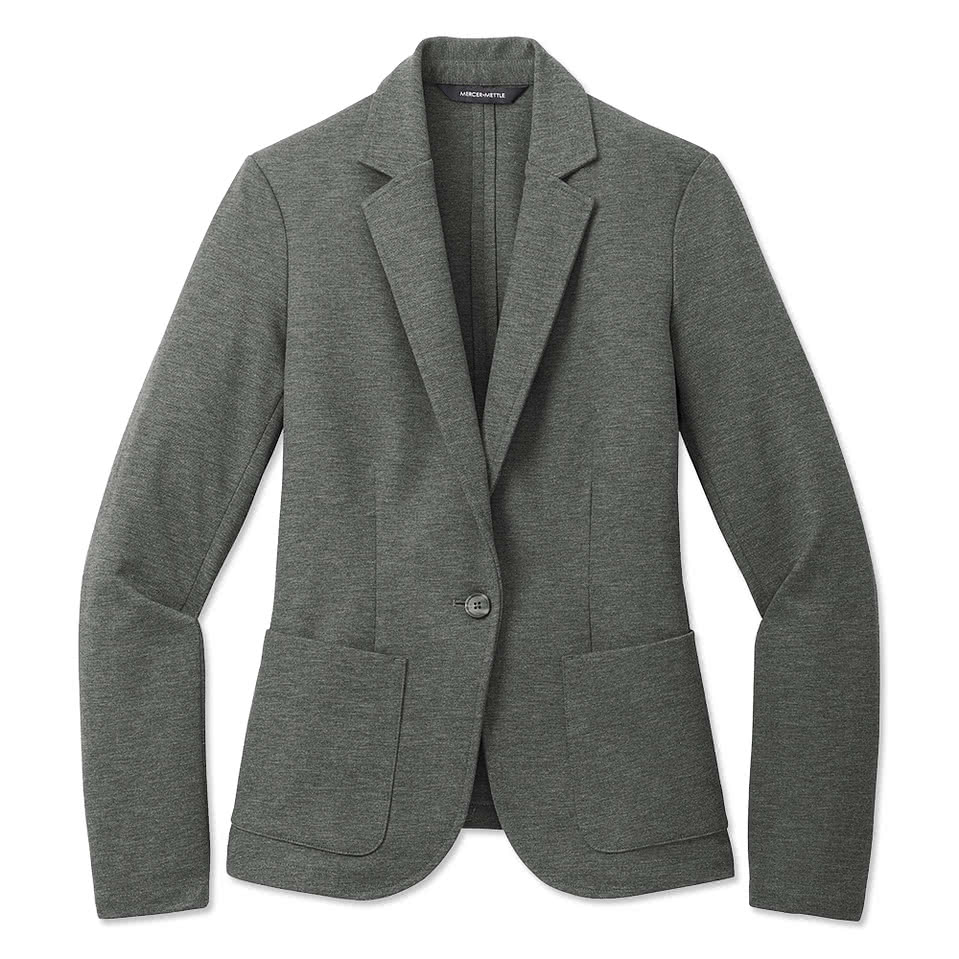 Mercer+Mettle Women's Double Knit Single Breasted Blazer