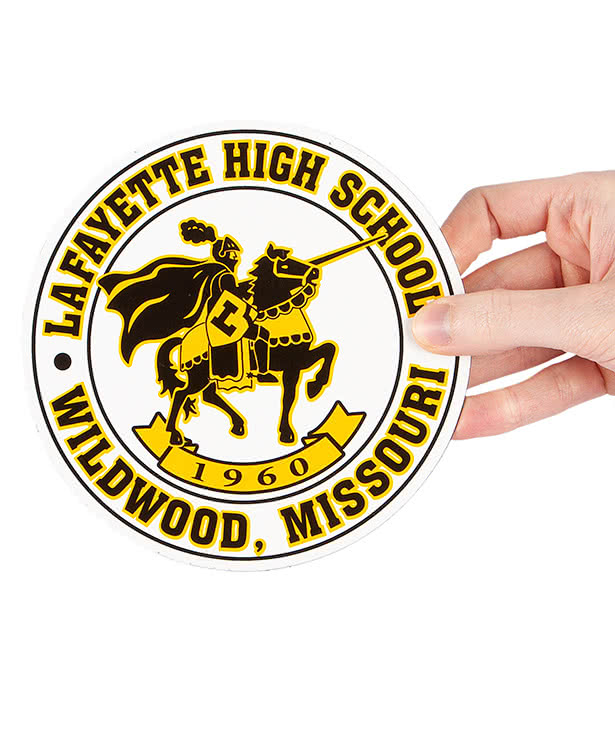 5.5 in. Circle Car Magnet w/ contrast trim