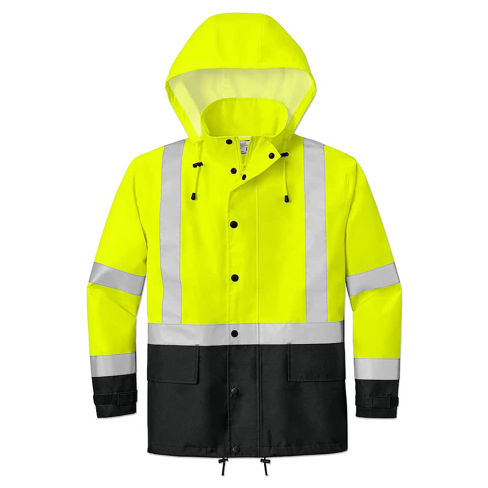 CornerStone Class 3 Safety Rain Jacket - Embroidered