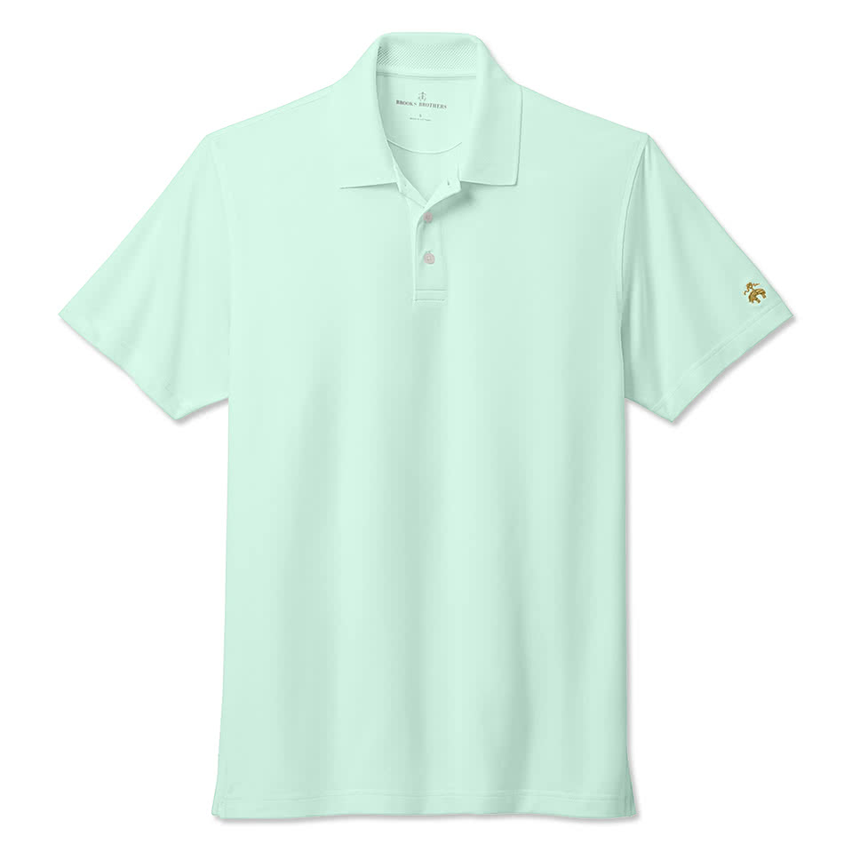 Brooks Brothers Mesh Performance Pique Polo - Embroidered