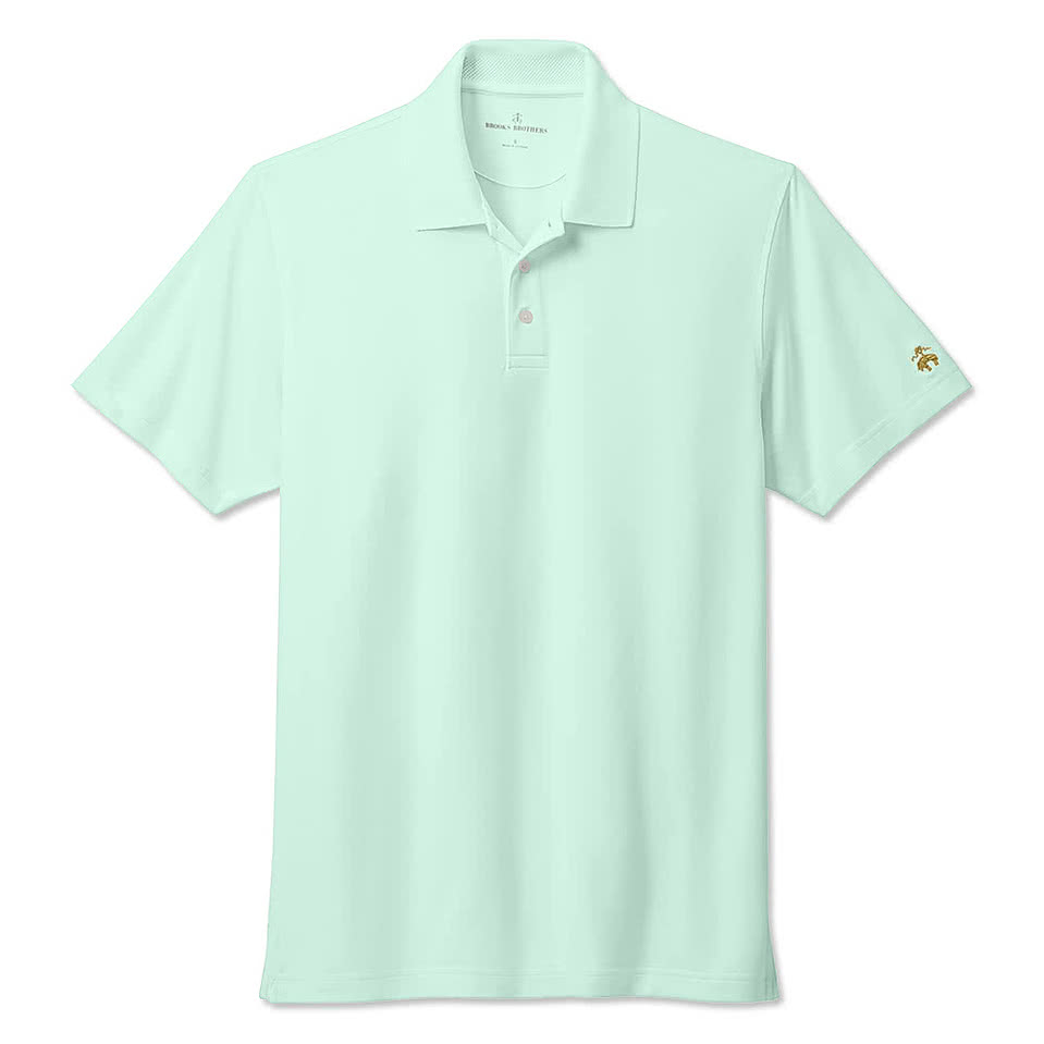 Brooks Brothers Mesh Performance Pique Polo - Printed