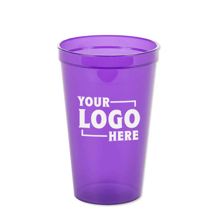 22 oz. Translucent Plastic Stadium Cup